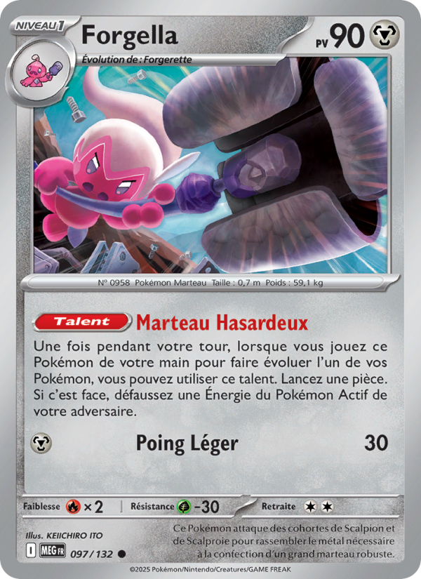 Forgella 097 — Méga-Évolution (French Pokémon TCG card)
