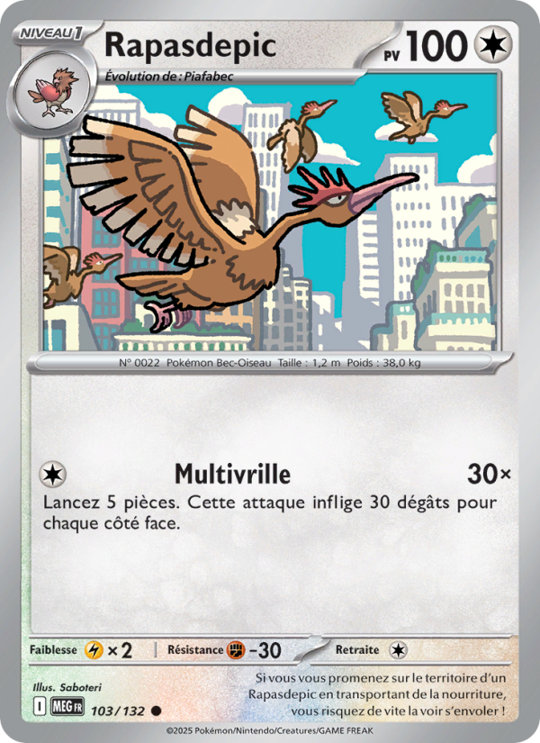 Rapasdepic 103 — Méga-Évolution (French Pokémon TCG card)