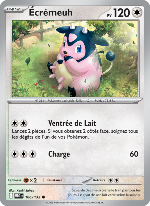 Écrémeuh 106 — Méga-Évolution (French Pokémon TCG card)
