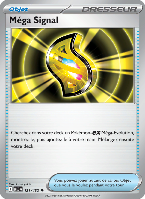 Méga Signal 121 — Méga-Évolution (French Pokémon TCG card)