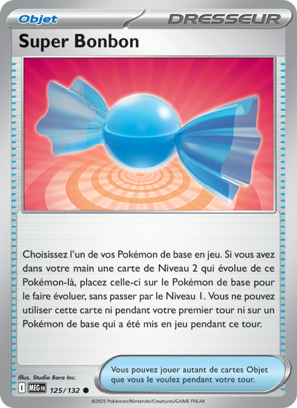 Super Bonbon 125 — Méga-Évolution (French Pokémon TCG card)