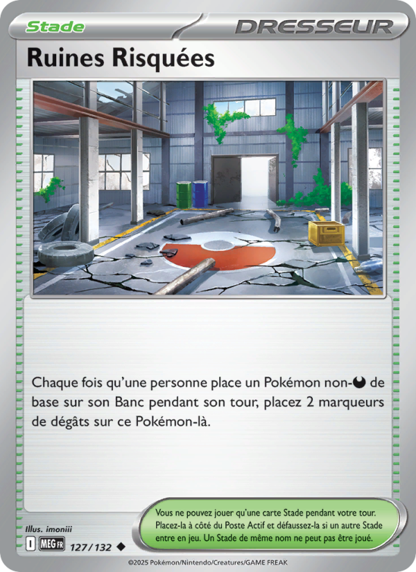 Ruines Risquées 127 — Méga-Évolution (French Pokémon TCG card)
