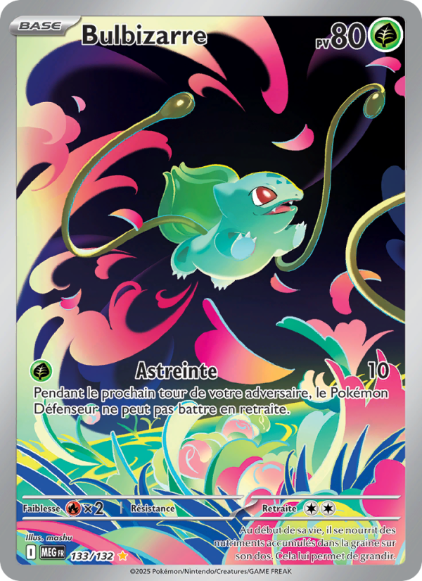 Bulbizarre 133 — Méga-Évolution (French Pokémon TCG card)