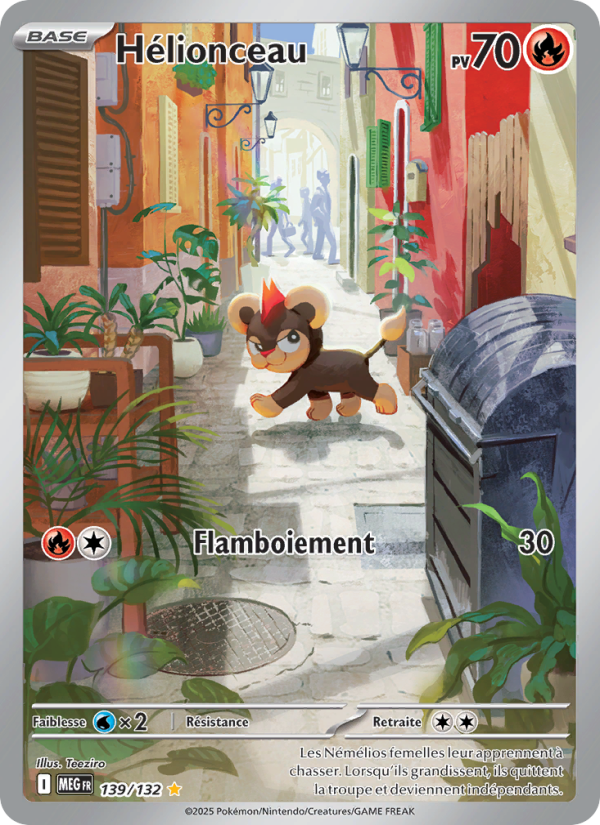 Hélionceau 139 — Méga-Évolution (French Pokémon TCG card)