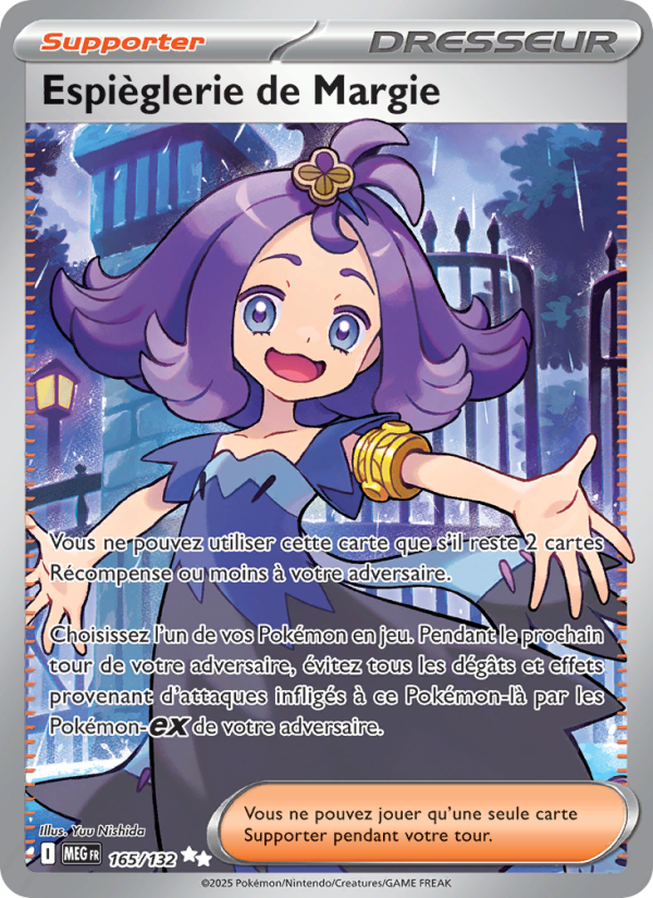 Espièglerie de Margie 165 — Méga-Évolution (French Pokémon TCG card)