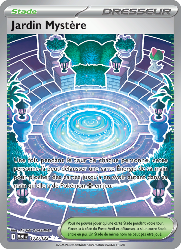 Jardin Mystère 172 — Méga-Évolution (French Pokémon TCG card)