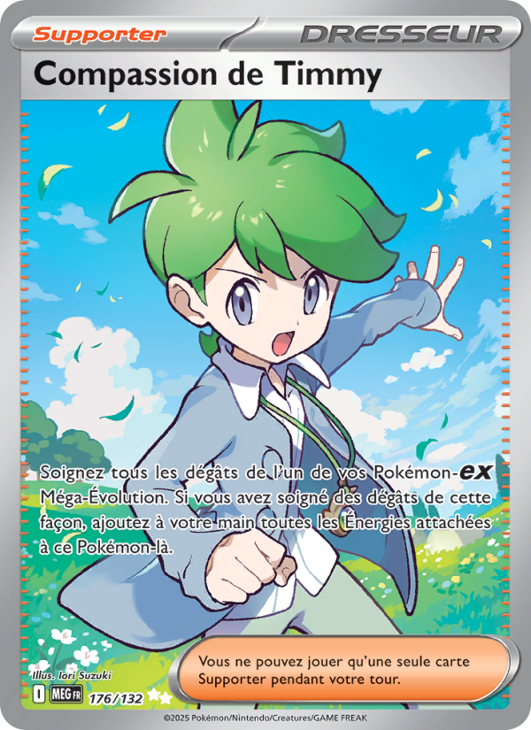 Compassion de Timmy 176 — Méga-Évolution (French Pokémon TCG card)