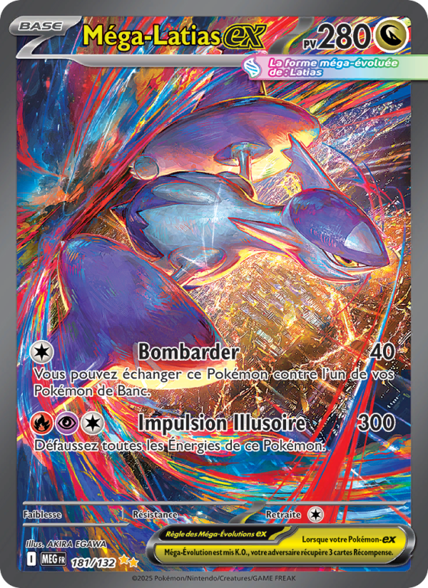 Méga-Latias-ex 181 — Méga-Évolution (French Pokémon TCG card)