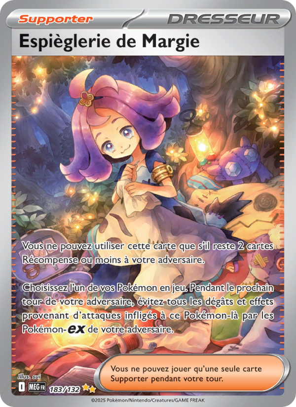 Espièglerie de Margie 183 — Méga-Évolution (French Pokémon TCG card)