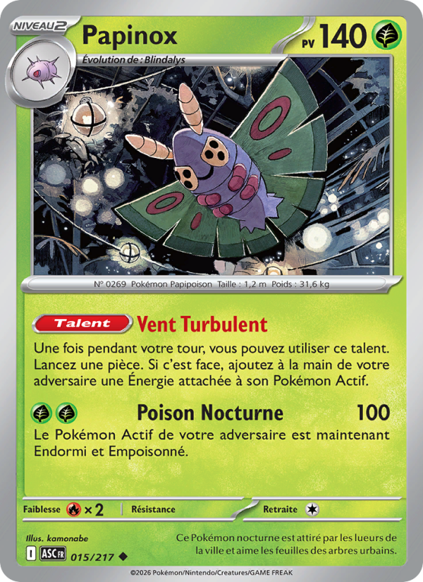 Papinox 015 — Héros Transcendants (French Pokémon TCG card)