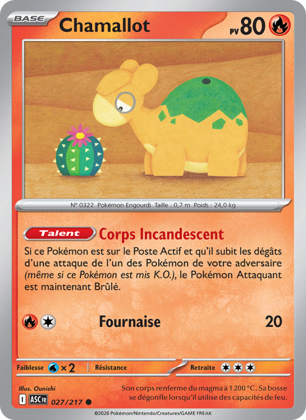 Chamallot 027 — Héros Transcendants (French Pokémon TCG card)