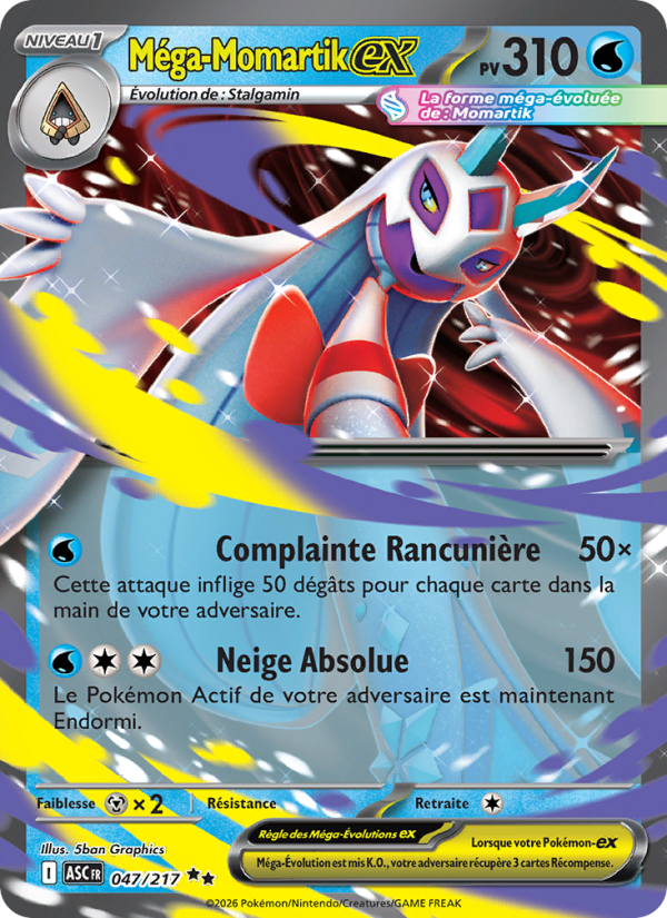 Méga-Momartik-ex 047 — Héros Transcendants (French Pokémon TCG card)