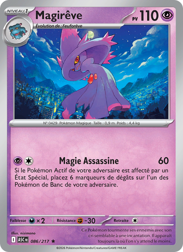 Magirêve 086 — Héros Transcendants (French Pokémon TCG card)