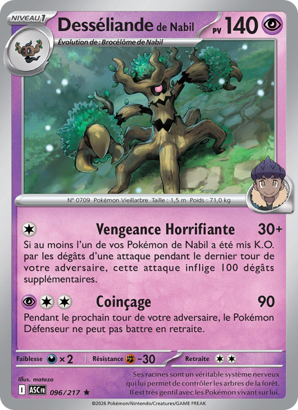Desséliande de Nabil 096 — Héros Transcendants (French Pokémon TCG card)