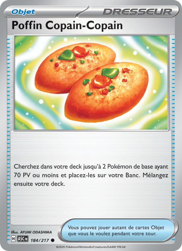 Poffin Copain-Copain 184 — Héros Transcendants (French Pokémon TCG card)