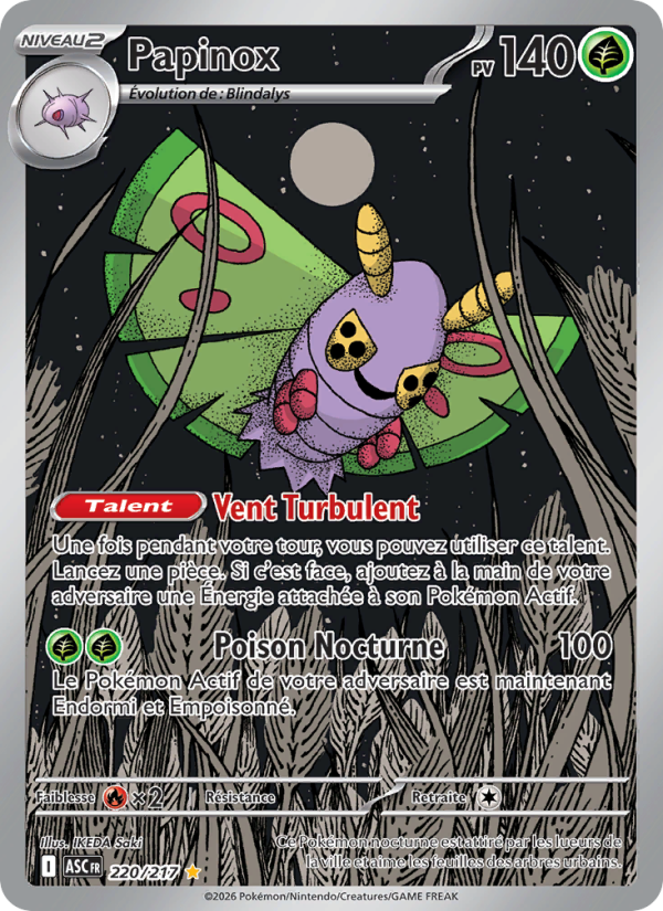 Papinox 220 — Héros Transcendants (French Pokémon TCG card)