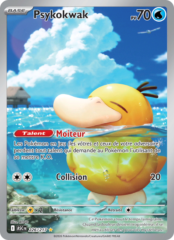 Psykokwak 226 — Héros Transcendants (French Pokémon TCG card)