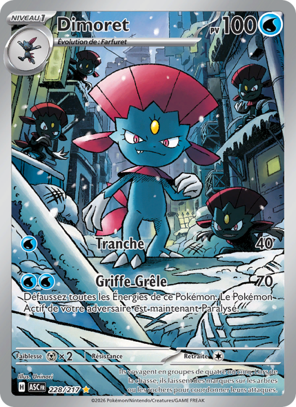 Dimoret 228 — Héros Transcendants (French Pokémon TCG card)