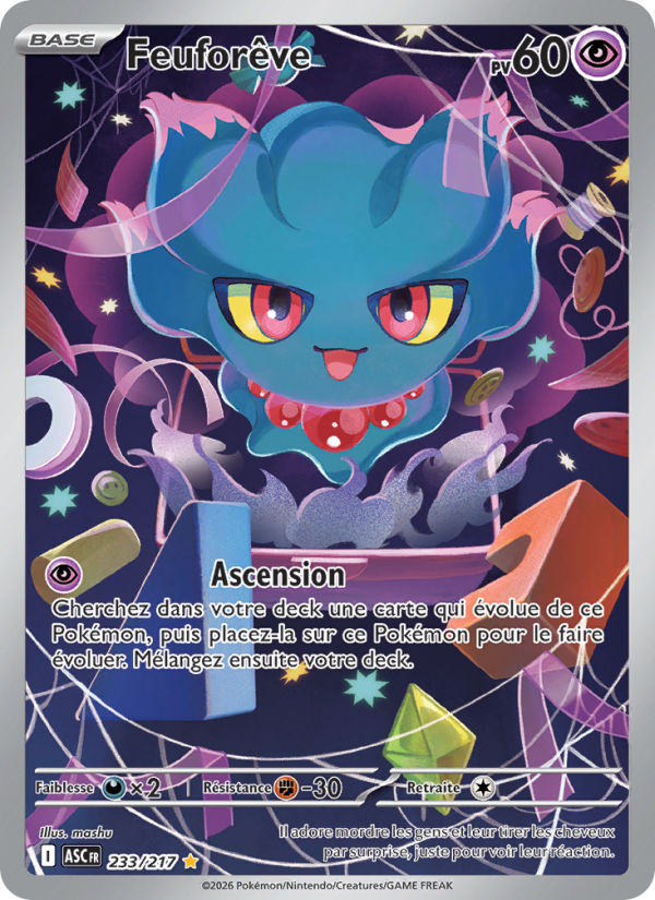 Feuforêve 233 — Héros Transcendants (French Pokémon TCG card)