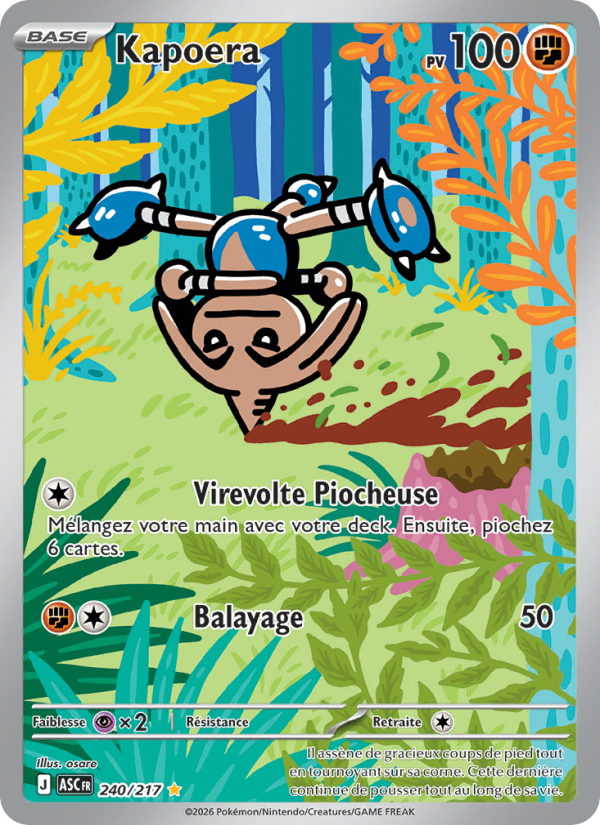 Kapoera 240 — Héros Transcendants (French Pokémon TCG card)