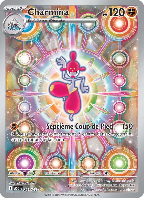 Charmina 241 — Héros Transcendants (French Pokémon TCG card)