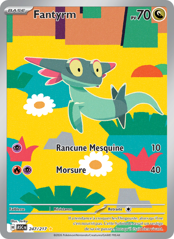 Fantyrm 247 — Héros Transcendants (French Pokémon TCG card)