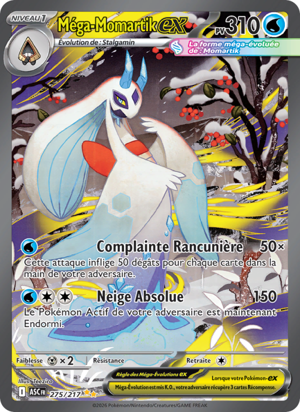 Méga-Momartik-ex 275 — Héros Transcendants (French Pokémon TCG card)