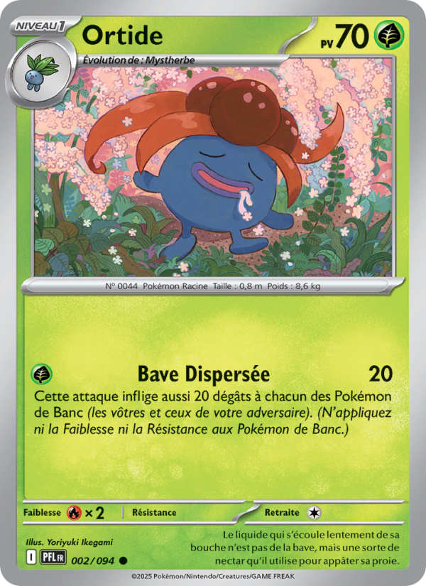 Ortide 002 — Flammes Fantasmagoriques (French Pokémon TCG card)