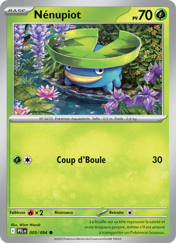 Nénupiot 005 — Flammes Fantasmagoriques (French Pokémon TCG card)