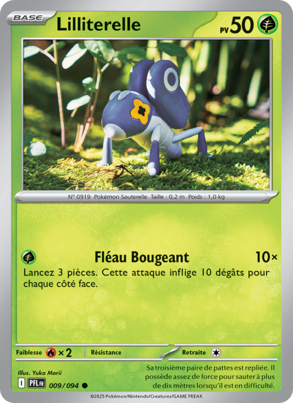Lilliterelle 009 — Flammes Fantasmagoriques (French Pokémon TCG card)