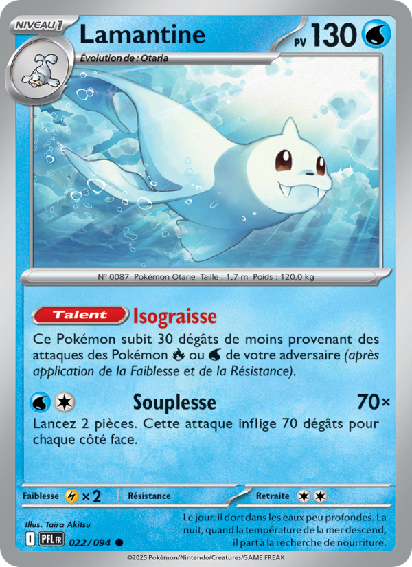 Lamantine 022 — Flammes Fantasmagoriques (French Pokémon TCG card)