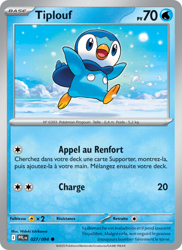 Tiplouf 027 — Flammes Fantasmagoriques (French Pokémon TCG card)