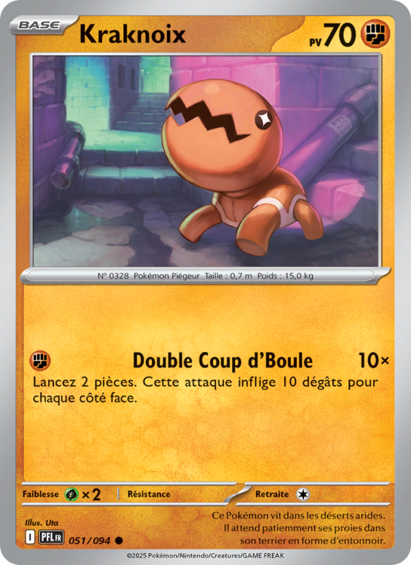 Kraknoix 051 — Flammes Fantasmagoriques (French Pokémon TCG card)