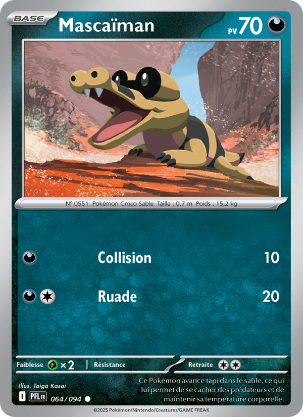 Mascaïman 064 — Flammes Fantasmagoriques (French Pokémon TCG card)