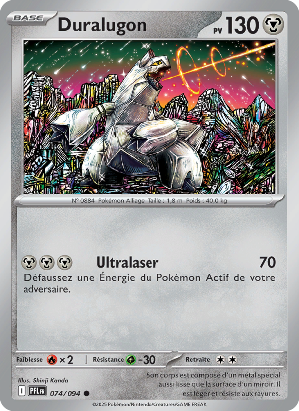 Duralugon 074 — Flammes Fantasmagoriques (French Pokémon TCG card)