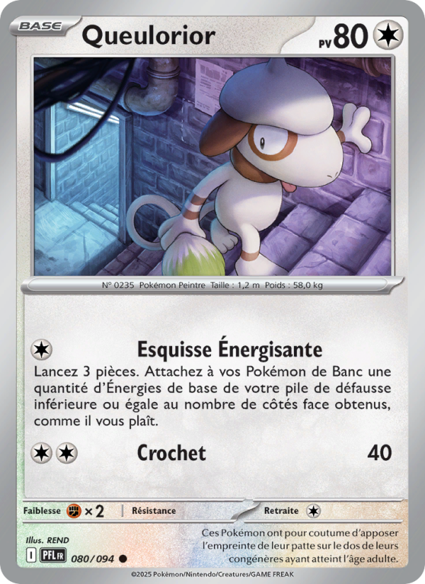 Queulorior 080 — Flammes Fantasmagoriques (French Pokémon TCG card)