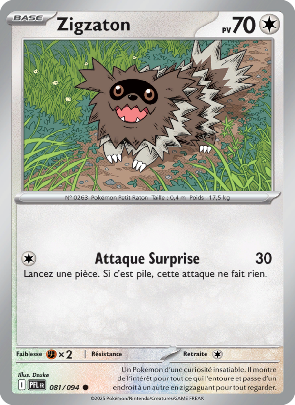 Zigzaton 081 — Flammes Fantasmagoriques (French Pokémon TCG card)