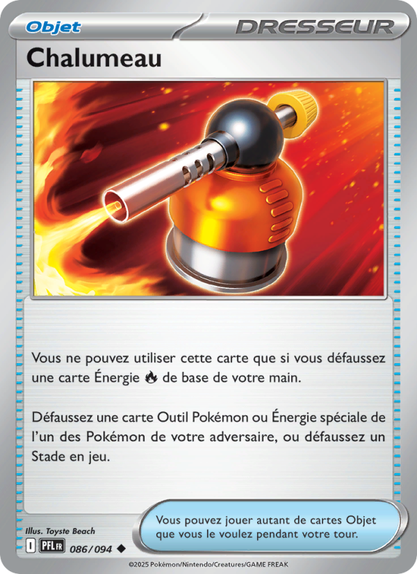 Chalumeau 086 — Flammes Fantasmagoriques (French Pokémon TCG card)