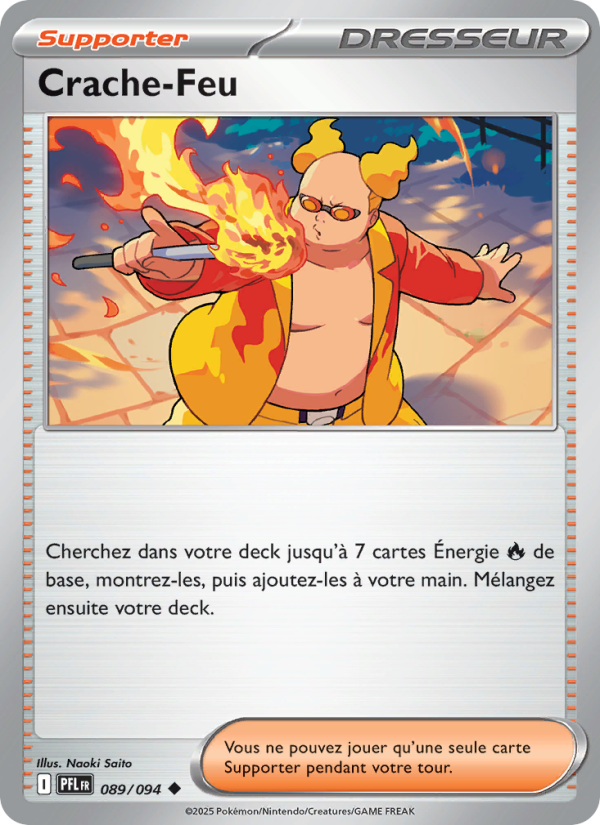 Crache-Feu 089 — Flammes Fantasmagoriques (French Pokémon TCG card)