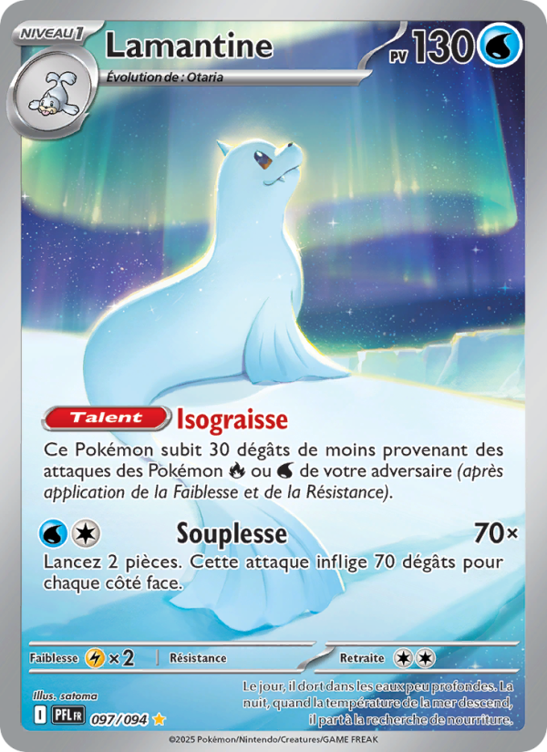 Lamantine 097 — Flammes Fantasmagoriques (French Pokémon TCG card)