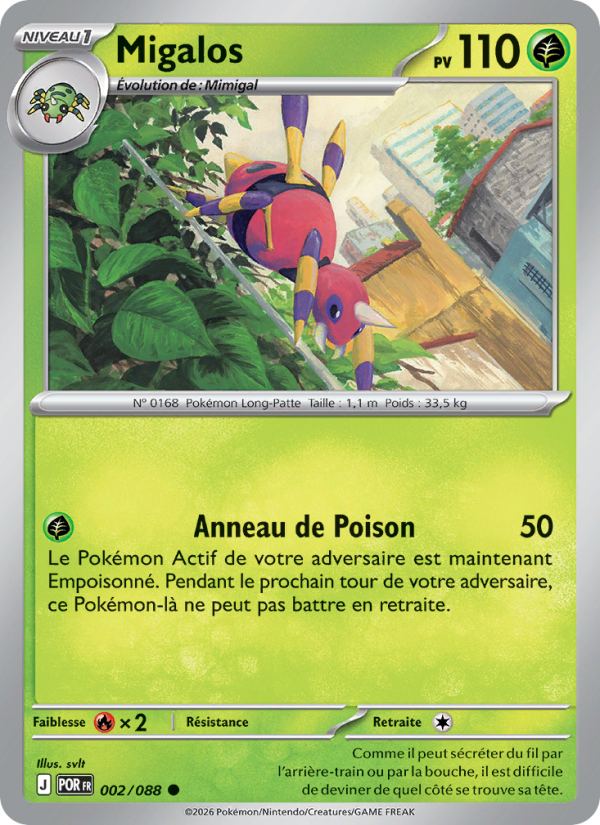 Migalos 002 — Équilibre Parfait (French Pokémon TCG card)