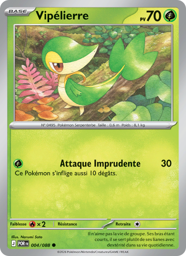 Vipélierre 004 — Équilibre Parfait (French Pokémon TCG card)