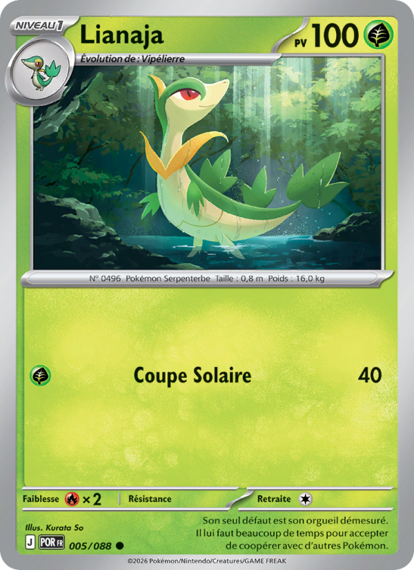 Lianaja 005 — Équilibre Parfait (French Pokémon TCG card)