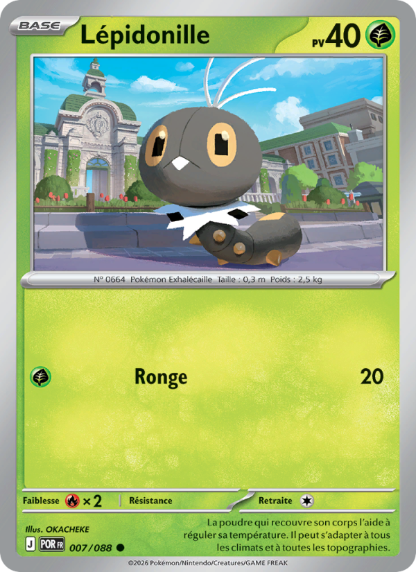 Lépidonille 007 — Équilibre Parfait (French Pokémon TCG card)