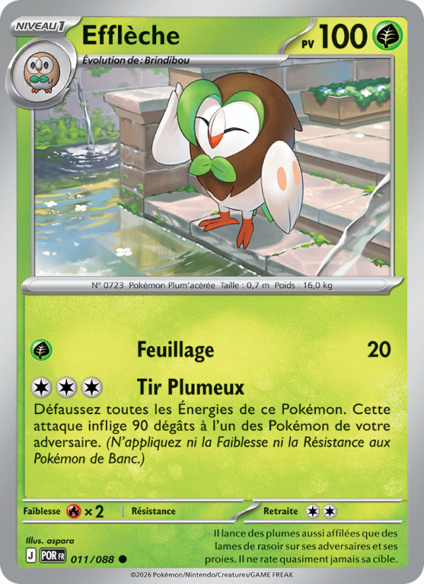 Efflèche 011 — Équilibre Parfait (French Pokémon TCG card)