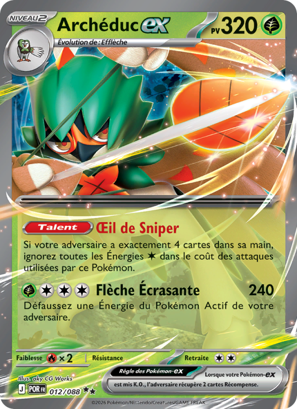 Archéduc-ex 012 — Équilibre Parfait (French Pokémon TCG card)