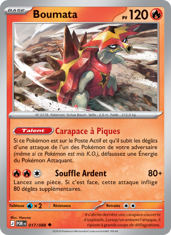 Boumata 017 — Équilibre Parfait (French Pokémon TCG card)
