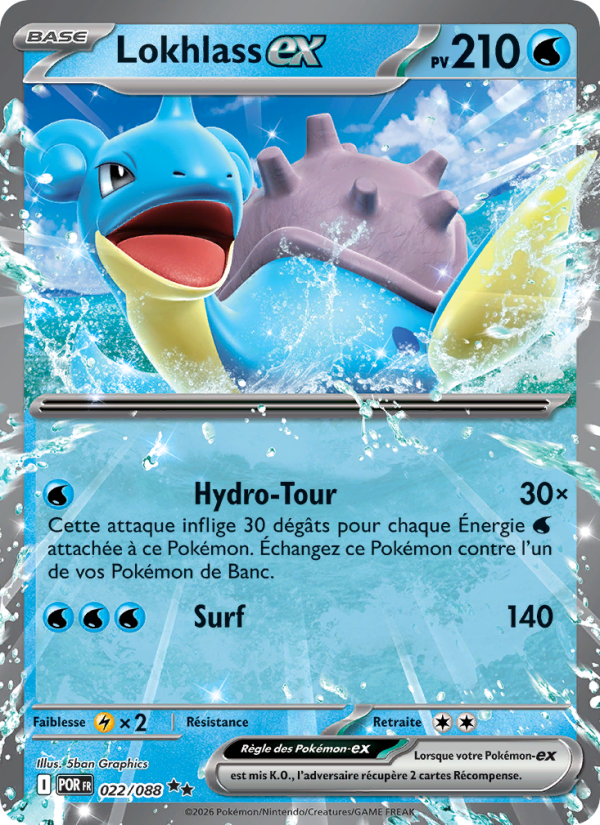 Lokhlass-ex 022 — Équilibre Parfait (French Pokémon TCG card)