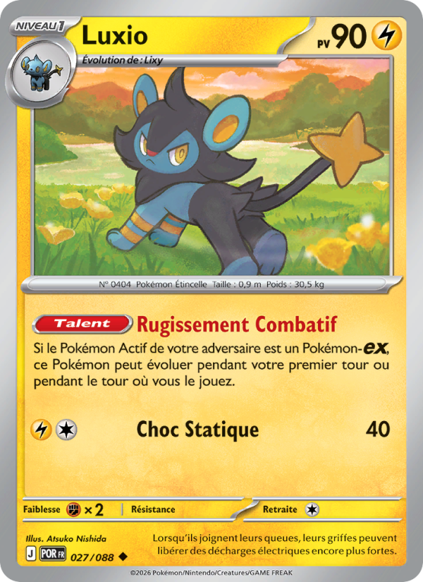 Luxio 027 — Équilibre Parfait (French Pokémon TCG card)