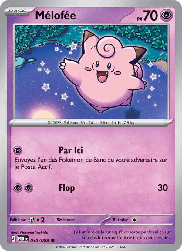 Mélofée 030 — Équilibre Parfait (French Pokémon TCG card)